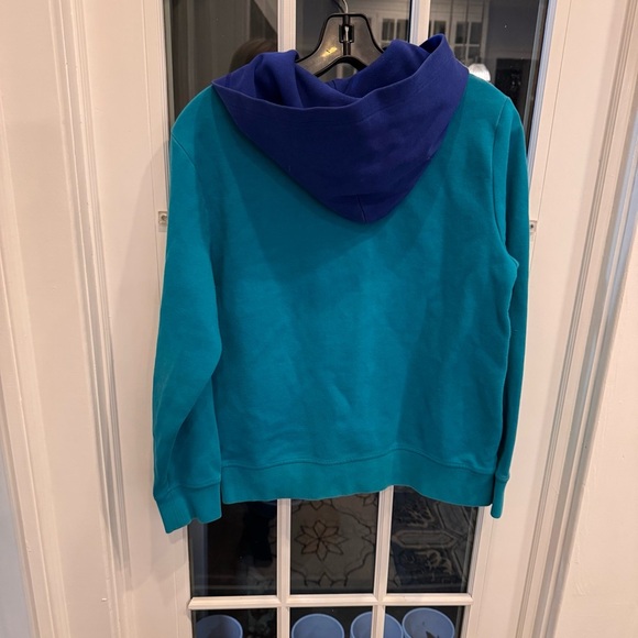 POLO RALPH LAUREN Spectre Unisex Youth Color Block Hoodie Blue Size L 14-16 - Picture 2 of 6